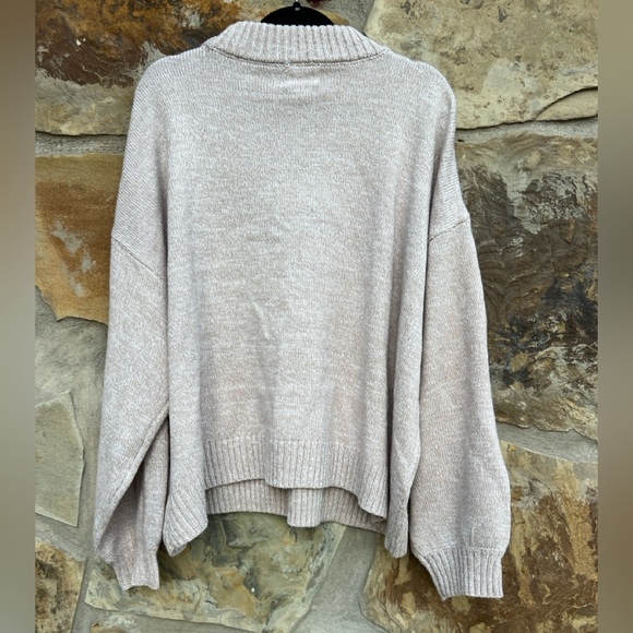 Disney Bambi Oversized Fall Crewneck Chunky Knit Pullover Slouchy Sweater 2X - Picture 7 of 8